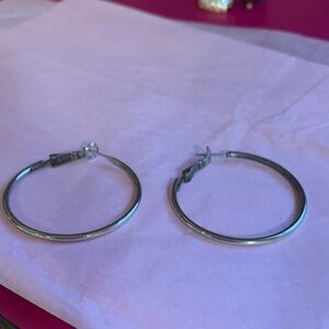 Classic Silver Hoop Earrings - Timeless Women’s Jewelry
